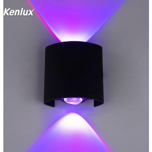 RGB Led Wall light Automatically color changing up down wall outdoor lamp Decorative Led Lights For Party Bar Lobby KTV Home