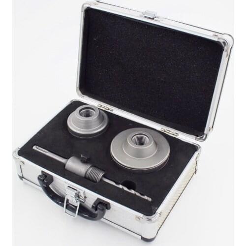 1 Set Sds Plus 60mm 80mm Concrete Hole Saw Electric Hollow Core Drill Bit Shank 110Mm Cement Stone Wall Air Conditioner Alloy