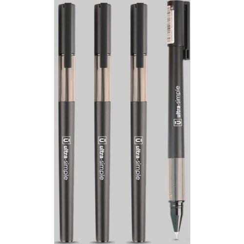 10PCS M&G AGPA4902 Gel Pen 0.5mm Carbon Black Student Signature Pen