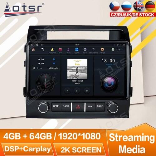 11.8” MAX-PAD Android Car Radio Stereo Autoradio Central Multimedia Player For TOYOTA LAND CRUISER LC200 2008 GPS Navi Head Unit