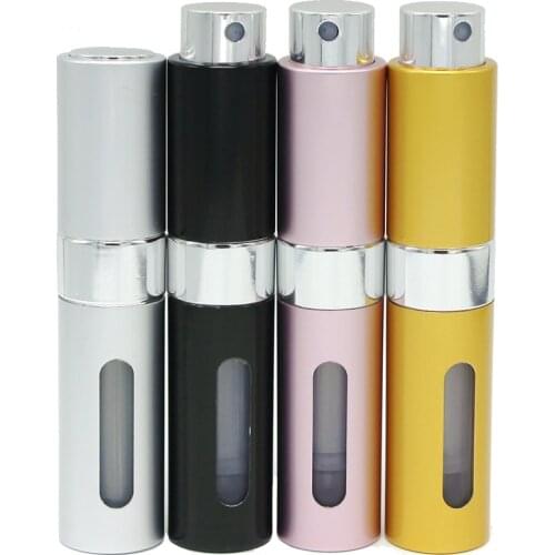 8ml Portable Mini Travel Perfume Bottle Atomizer Parfum Bottles For Spray Scent Pump Case