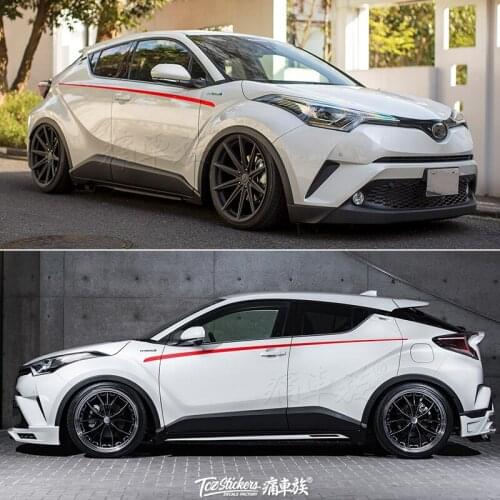 Car stickers FOR Toyota new CH-R car stickers Lahua IZOA decoration modified sports personality body decals