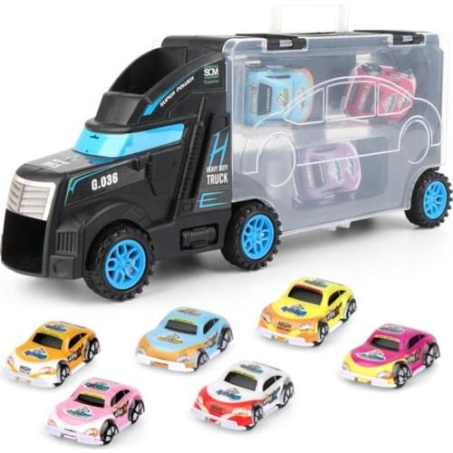 Car Container Lightweight Convenient Fine Workmanship Detachable Car Carrying Case Kids Educational Toys for Children Gifts