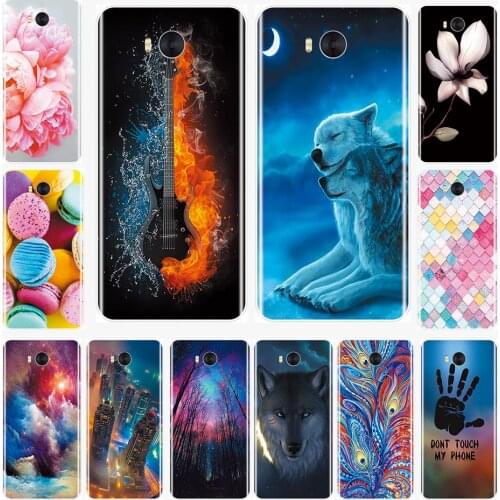 Phone Case For Huawei Y5 Y6 Y7 Prime 2017 2018 Y9 2019 Soft Silicone TPU Colorful World Back Cover For Huawei Y3 Y5 Y6 II Y7 Pro