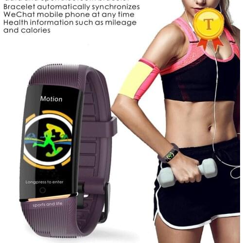 Smart Bracelet heart rate healthy Body Temperature Fitness Tracker Blood Pressure Waterproof woman girlfriend Smart Band Sports