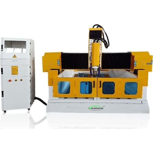 China Supplier CNC Stone Router 3D CNC Stone Sculpture Machine Cutting Marble Granite Tombstone