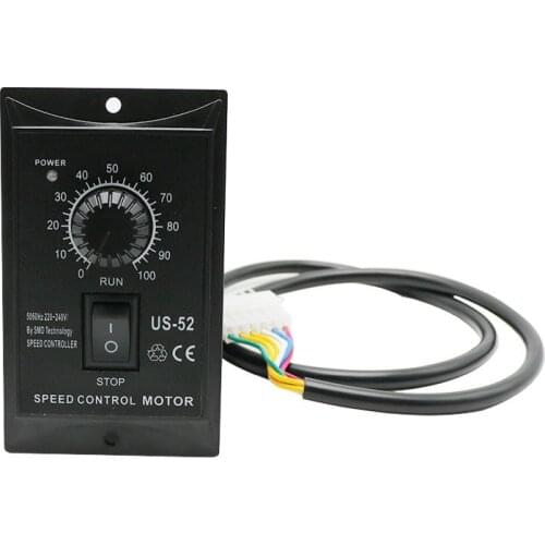 Controller 400W AC 220V 50/60Hz Motor speed precision regulator US-52 Forward and backward motor speed regulator for machine
