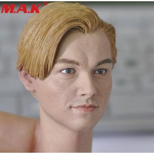 1:6 scale man boy head sculpt carving model KUMIK16-81 Leonardo sculpt model with neck for 12" male action figure body