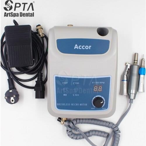 50,000RPM Micromotor Non-Carbon Brushless Dental Laboratory Turbine Tip Handpiece Contra angle and Straight Nose Electric Motor