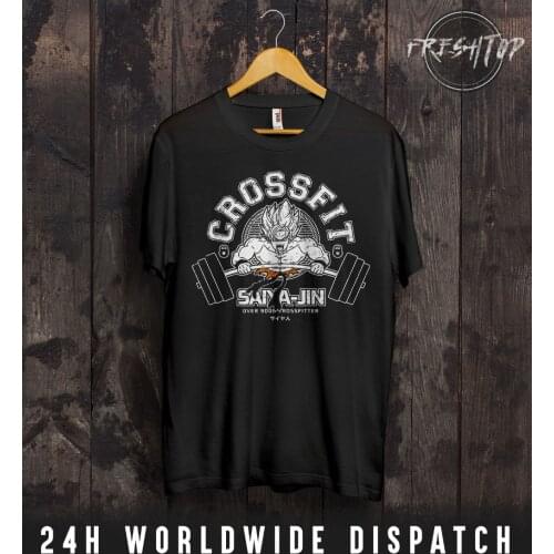 2019 New Fashion MenS T-Shirts Goku T Shirt Z Super Gymnast Trainer Ssj Blue Kaioken Freezer Runner funny Tee