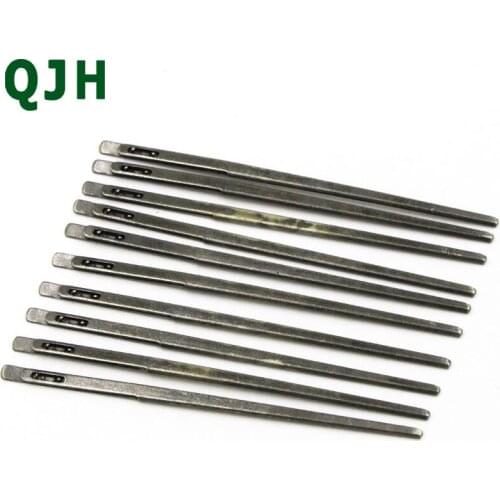 Wholesale 10pcs/set Double Hole Leather Rope Lace Needles DIY Handmade Leather Knitting Steel Needle Sewing Accessories