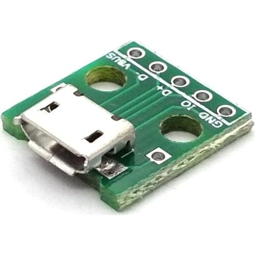 Micro USB Turn Dip Interface Seat 5V Power Supply Converter Board