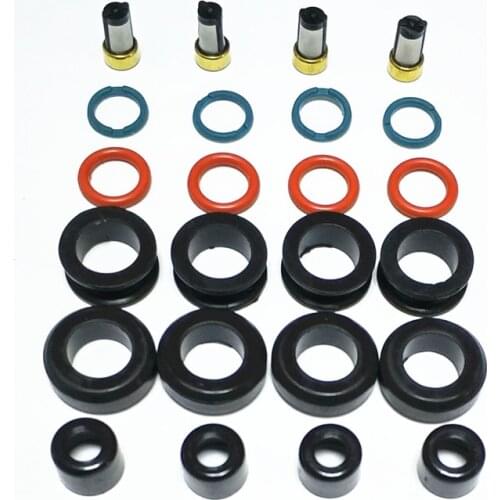 4 sets fuel injector repair kit For Toyota 2006-2014 Yaris 1.5L 23250-21040 23209-21040(AY-RK112)