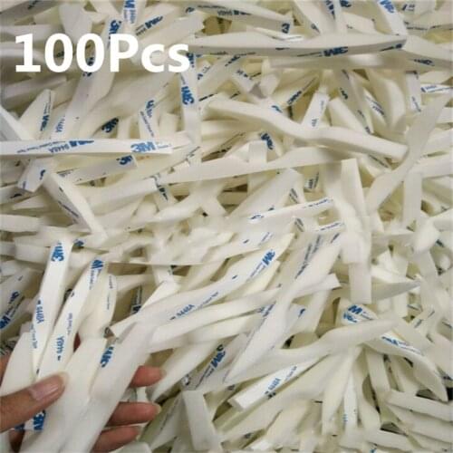 100pcs Diy Self-adhesive Sponge Nose Bridge Pads Strip For Masks Comfortable Seal Nose Bridge Pad Mask Accessory Wholesale