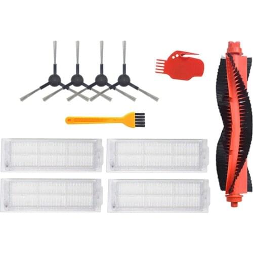 Hepa Filter + Main Side Brush + Mop Cloth Replacement Kits For Xiaomi Mijia STYJ02YM Robotic Vacuum Cleaner Accessories