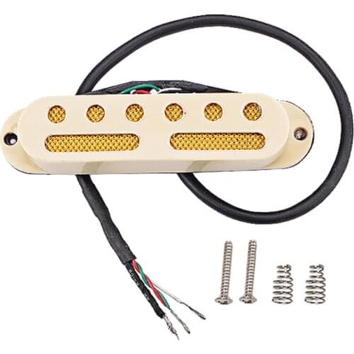 Pickup Mini Pickups Guitar Neck/Middle/Bridge Pickup Cream Strat Squier Electric Guitar Replacement Set