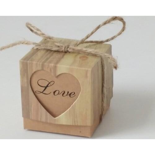 10Pcs Birthday Party Baby Shower Decoration Bags with Rope Kraft Paper Bag Khaki Candy Bag Wedding Favors Gift Box Package