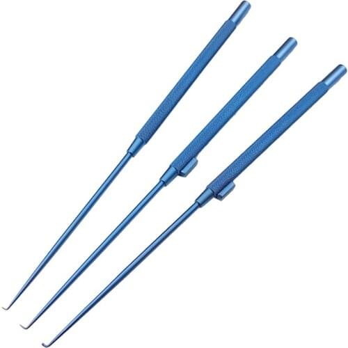 18.5cm Krayenbuhl Micro Nerve and Vessel Hook Without Probe Pointed Large Hook Depth 4cm