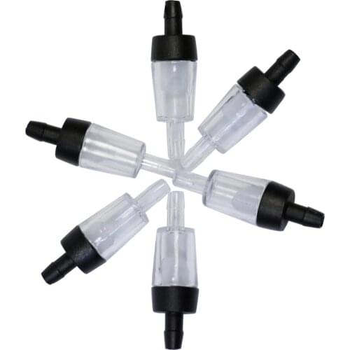 6Pcs Aquarium One Way Non-return Check Valves Air Pump Fish Tank