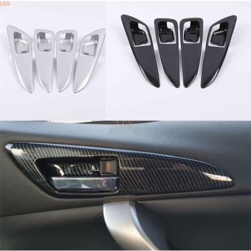 For Mitsubishi Eclipse Cross 2018 2019 ABS Chrome Inner door handle door bowl decoration frame anti-scratch car accessories