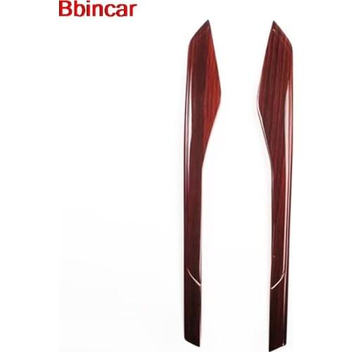 Bbincar ABS Special Paint interior Front Console Air Vent Cover Panel Interior Trim 2pcs For Ford Explorer 2016 2017