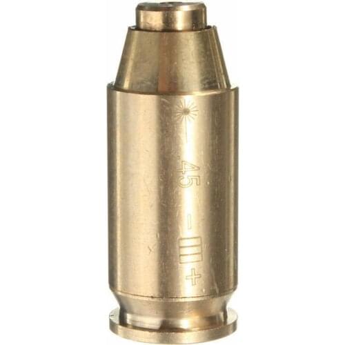 CAL.45 ACP Red Dot Laser Bore Sighter Brass Boresighter Cartridge For Rifle
