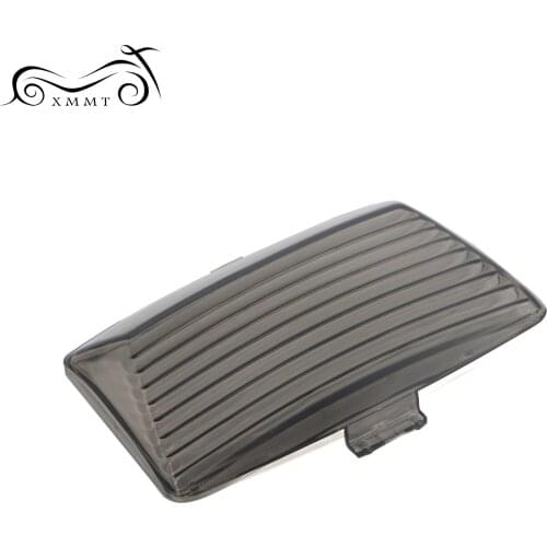 Smoked Front Mud Guard Fender Tip Light Lens Cover For Harley FLHTCU Ultra Classic Electra Glide FLSTC Heritage Softail Classic