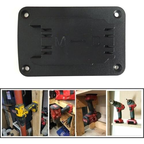 Electric Tools Storage Fixed Bracket Pedesta Base Display Rack For DeWolt 18V / 20V Milwaukee M18 18V lithium battery Tool