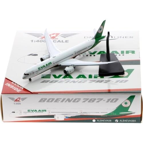 1:400 Alloy Collectible Plane JC Wings ALB4EVA08A EVA Air "Star Alliance" Boeing 787-10 Diecast Aircarft Model B-17801 Flap Down