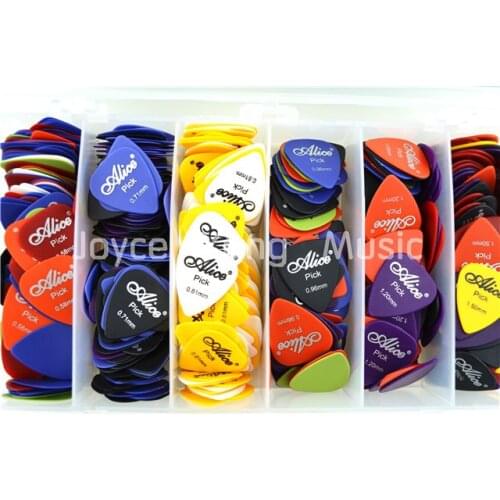 Lots of 100pcs Alice Matte Acoustic Electric Guitar Picks Plectrums(Thickness&Color Assorted)Free Shipping Wholesales