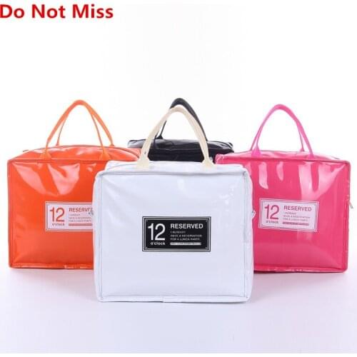 Do Not Miss Thermo Lunch Bags Cooler Insulated Lunch Bags for Women Kids Thermal Bag Lunch Box High capacity Food Picnic Bags