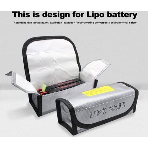 Fire Retardant LiPo Battery Bag LiPo Safe Guard Charging Box Bag Sack Pouch Fireproof Explosion-proof for RC Model Drone Car
