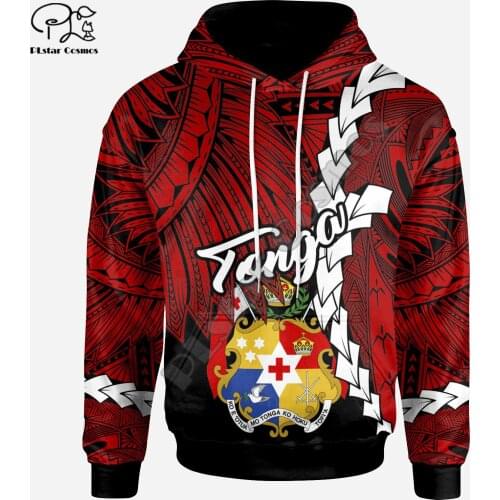 Polynesian Island Tonga Country Flag Tribal Culture Retro Streetwear Harajuku Men/Women Pullover 3DPrint Funny Casual Hoodies A1