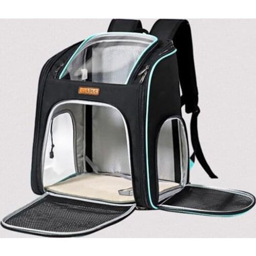 Small Dogs Cats Portable Carrying Backpack Oxford Fabric Breathable Pet Travel Outdoor Bag Puppy Kitten Carrier Bag Cat Supplies