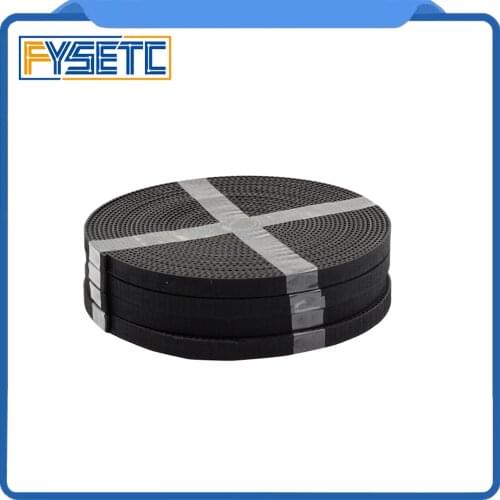 3 lots 5m GT2-6mm open timing belt width 6mm GT2 belt Rubbr Fiberglass cut to length for 3D printer wholesale