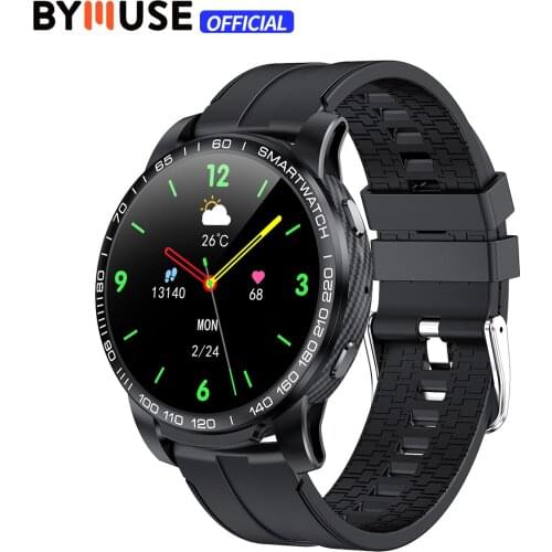 BYMUSE Smart Watch GW20 Bluetooth Call Fitness Tracker Heart Rate Monitoring Monitoring Music Control 1.3 Inch smartwatch