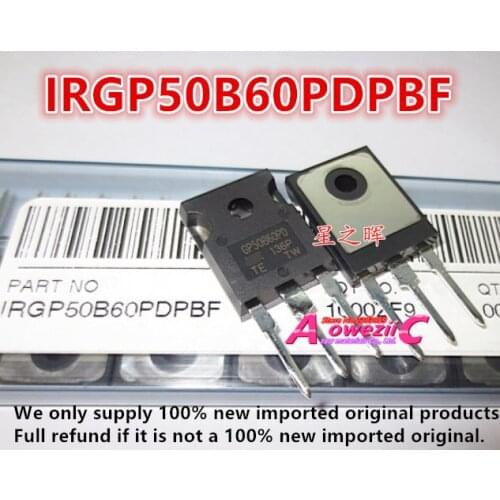 Aoweziic 2018+ 100% new imported original IRGP50B60PDPBF IRGP50B60PD GP50B60PD TO-247 IGBT field effect transistor 75A 600V
