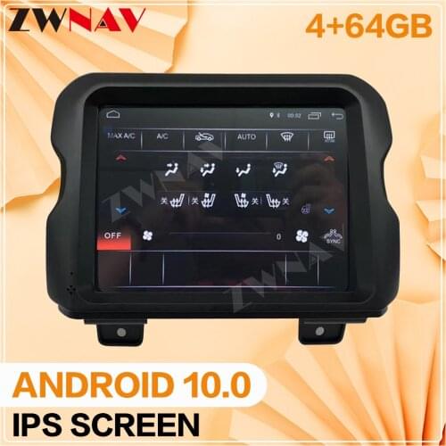 Video Player 2 DIn For Jeep Wrangler JL 2018 2019 2020 2021 Android Multimedia Screen Car Audio Radio GPS Head Unit Auto Stereo