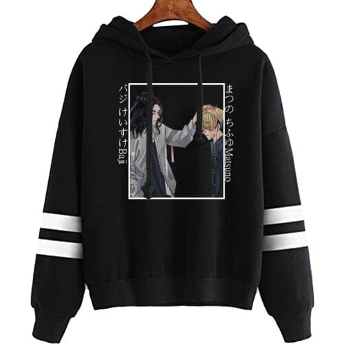 Funny Tokyo Avengers Mens and Womens Cool Hoodies Tops Matsuno Chifuyu Baji Keisuke Casual Autumn Clothes Sweatshirt