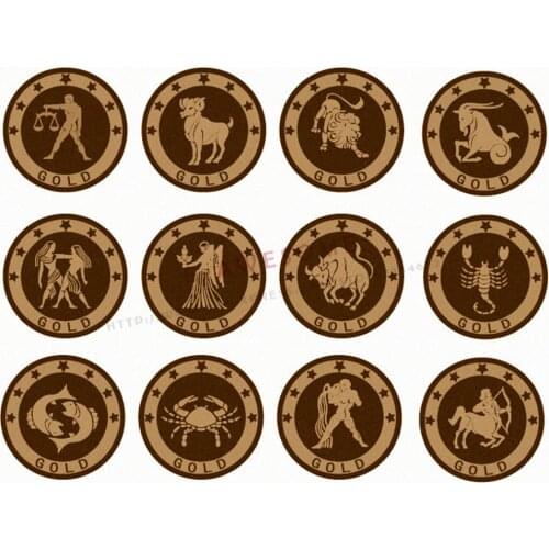 Zodiac Logo Sticker Anti Radiation Protector Shield EMF EMR Blocker Cell Phone Sticker