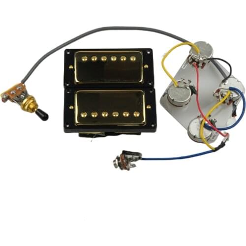 Guitar Pickups Humbucker Pickups Ceramics Electric Guitar Pickups With Wiring Harness Set For Gibson Epiphone Style Guitar