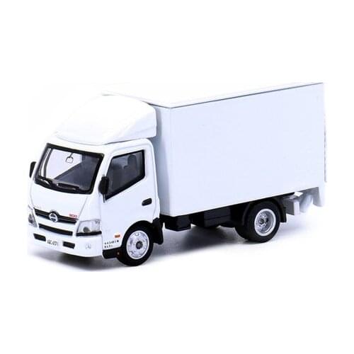 1:76 HINO 300 BOX LORRY 09 Alloy model Vintage car Metal toys for childen kids diecast gift