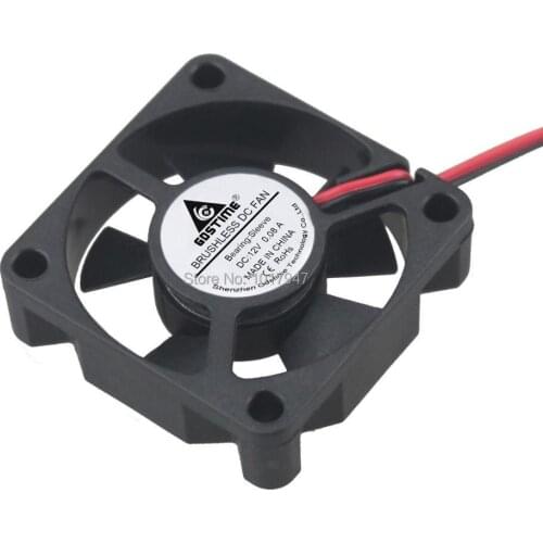 100pcs lot Gdstime 12V 2Pin 3510 35mm 35x35x10mm DC Ventilation Axial Flow Cooling Fan