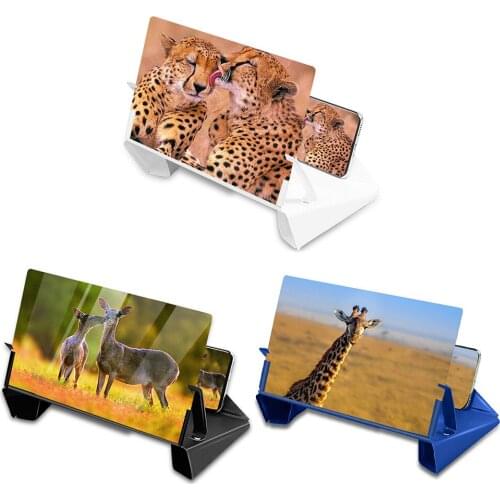 12 inch 9D HD Phone Screen Amplifier Video Enlarged Magnifying Desk Holder