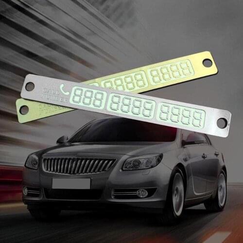 2020 New Luminous Parking Card, Car, Creative, Temporary Mobile Phone Number Card, Mobile Phone Number Card Message