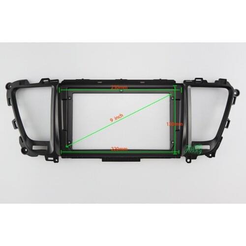 9 INCH Car Audio Frame GPS Navigation Fascia Panel Car dvd Plastic Frame Fascia is suitable for 2014 KIA CARNIVAL/ SEDONA