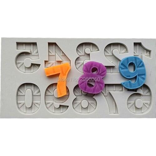 Union Jack Digital Silicone Cake Mold, Cake Decoration Tools, Kitchen Accessories SQ1723