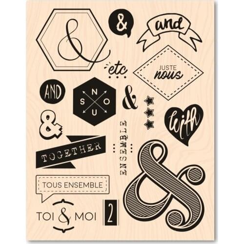 French Clear Silicone Stamp / seal for DIY Scrapbooking / Album Decorative Clear Stamp Sheets A074