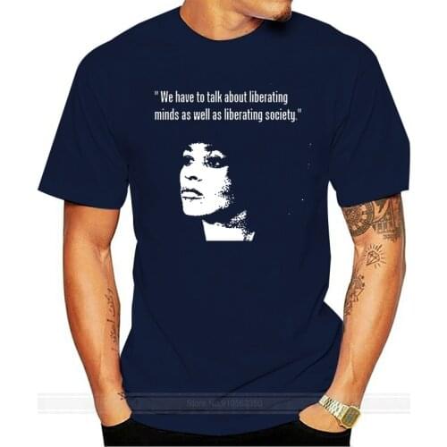 Angela Davis T Shirt Quote Political Activist 1960S Brand Clothing Tee Shirt