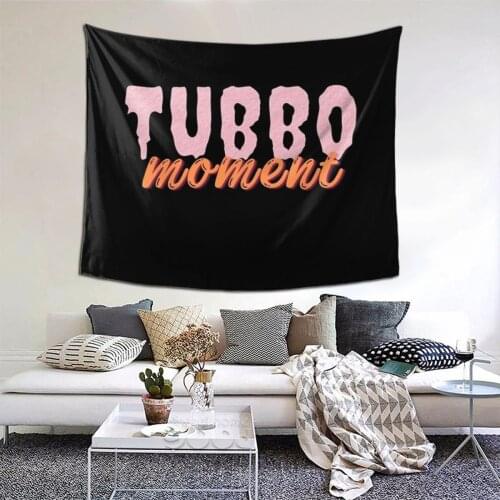 Tubbo Moment Tapestry Tubbo College Tapestry Wall Bedspread kawaii Hanging Blanket For Living Room